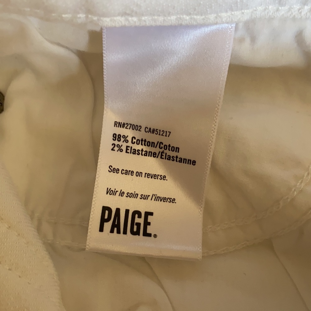 NWT Paige White Denim Shorts - Picture 6 of 7